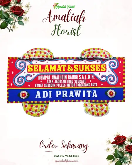 Papan Bunga Ucapan Selamat Ranji Kulon